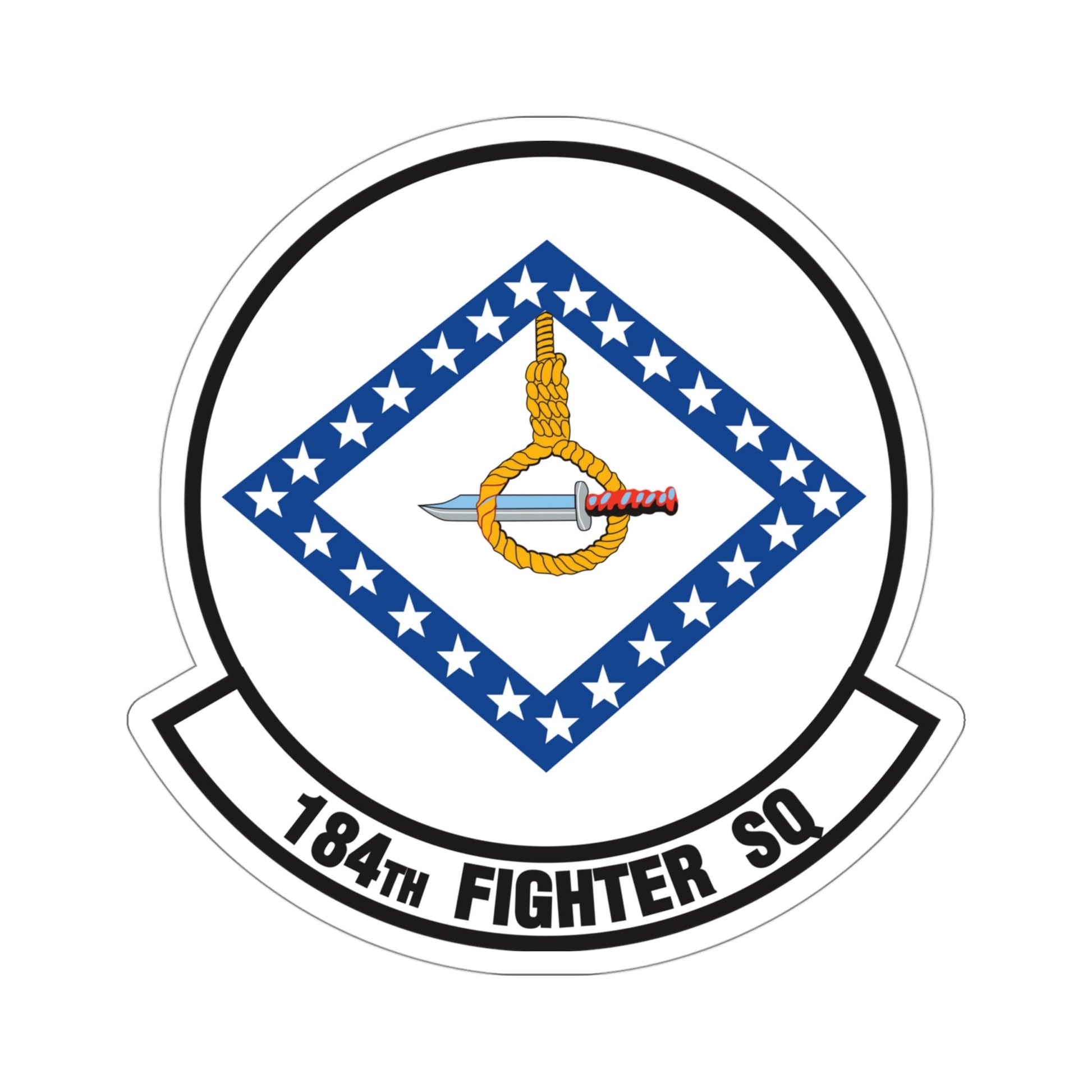 184 Fighter Squadron (U.S. Air Force) STICKER Vinyl Die-Cut Decal-4 Inch-The Sticker Space