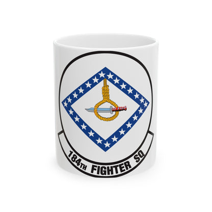 184 Fighter Squadron (U.S. Air Force) White Coffee Mug-11oz-The Sticker Space