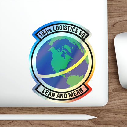 184th Logistics Squadron (U.S. Air Force) Holographic STICKER Die-Cut Vinyl Decal-The Sticker Space