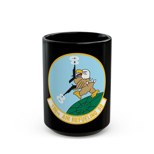 186 Air Refueling Squadron (U.S. Air Force) Black Coffee Mug