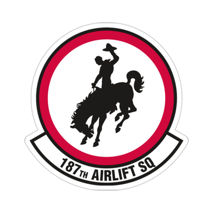 187 Airlift Squadron (U.S. Air Force) STICKER Vinyl Die-Cut Decal-2 Inch-The Sticker Space