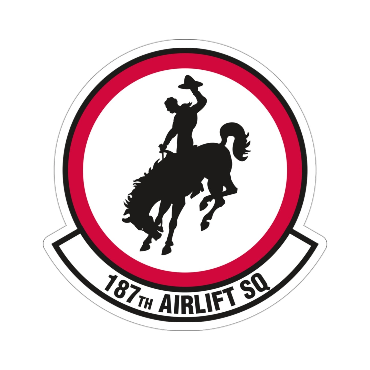 187 Airlift Squadron (U.S. Air Force) STICKER Vinyl Die-Cut Decal-3 Inch-The Sticker Space