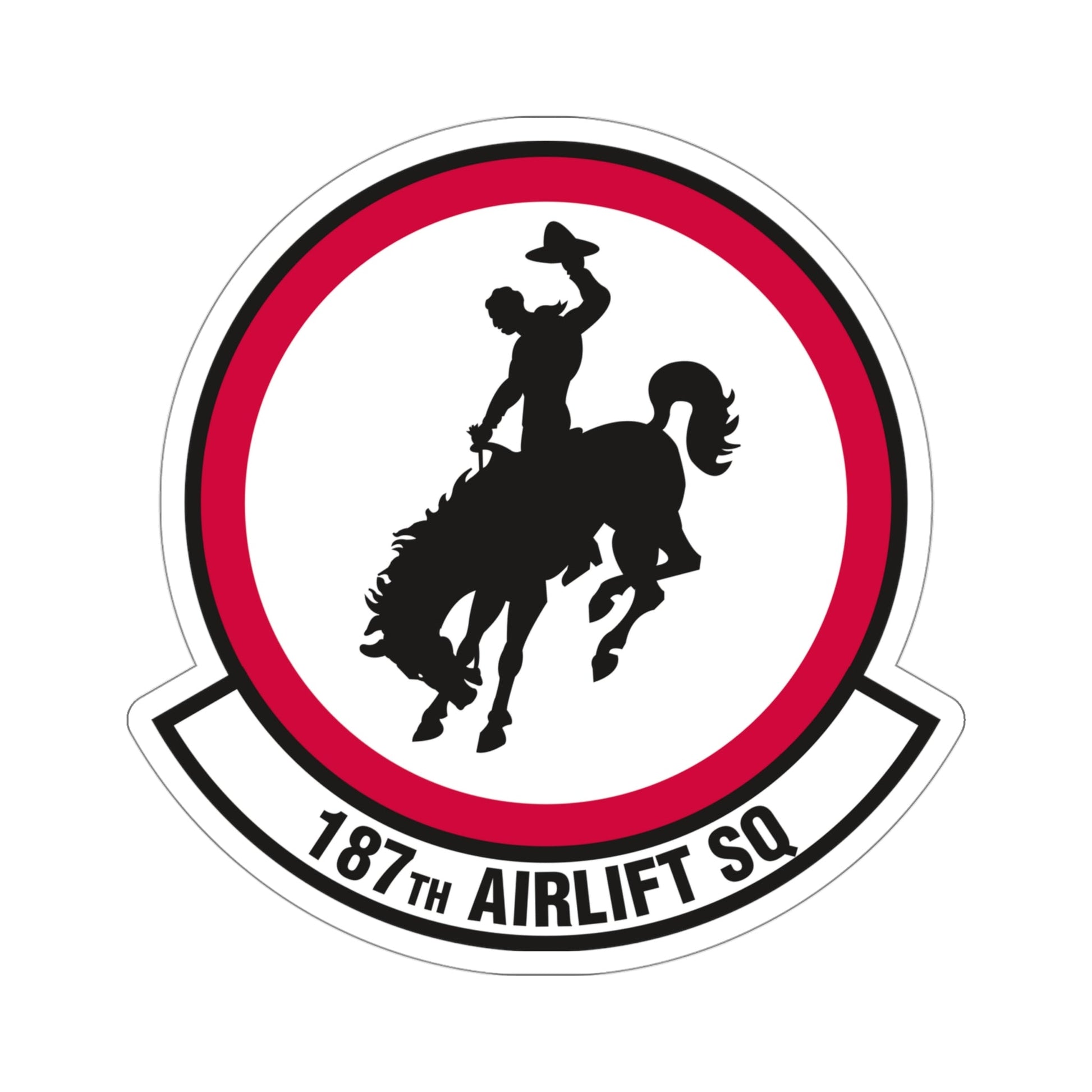 187 Airlift Squadron (U.S. Air Force) STICKER Vinyl Die-Cut Decal-4 Inch-The Sticker Space