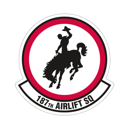 187 Airlift Squadron (U.S. Air Force) STICKER Vinyl Die-Cut Decal-5 Inch-The Sticker Space