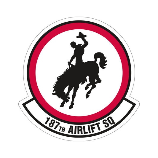 187 Airlift Squadron (U.S. Air Force) STICKER Vinyl Die-Cut Decal-6 Inch-The Sticker Space