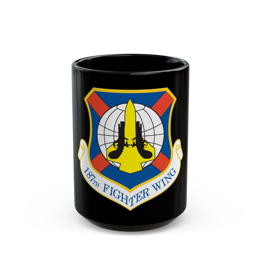187th Fighter Wing (U.S. Air Force) Black Coffee Mug