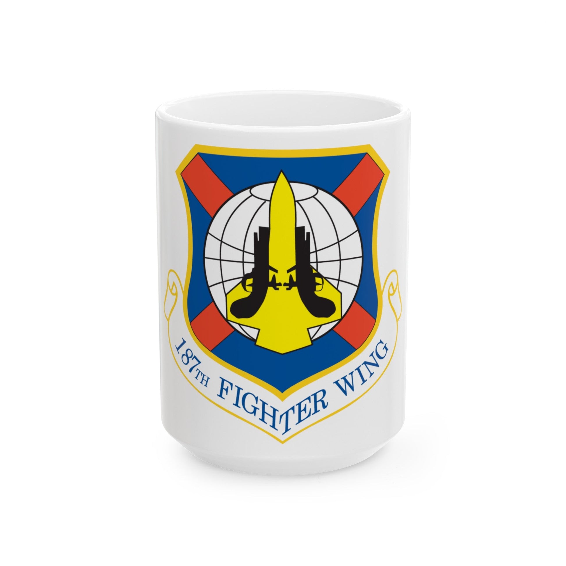 187th Fighter Wing (U.S. Air Force) White Coffee Mug-15oz-The Sticker Space