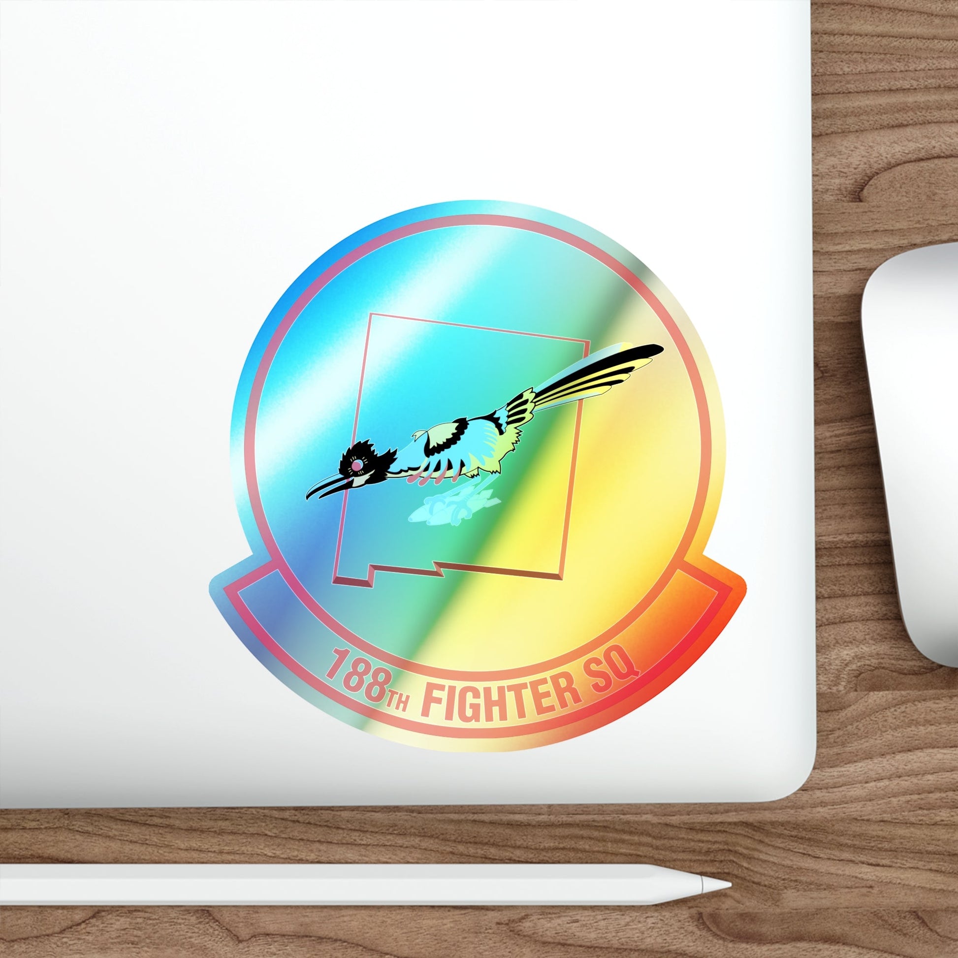 188 Fighter Squadron (U.S. Air Force) Holographic STICKER Die-Cut Vinyl Decal-The Sticker Space