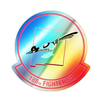 188 Fighter Squadron (U.S. Air Force) Holographic STICKER Die-Cut Vinyl Decal-2 Inch-The Sticker Space