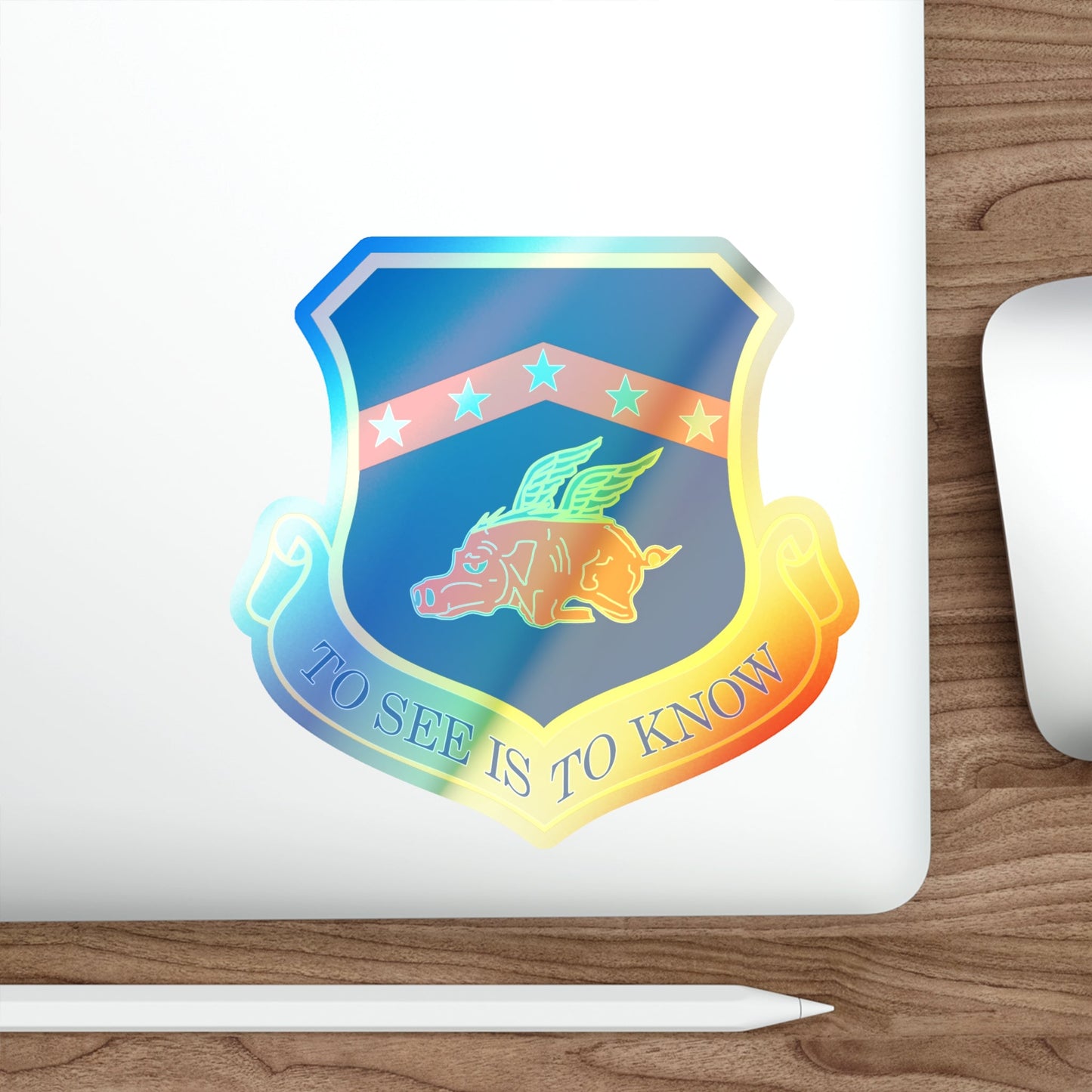 188th Fighter Wing (U.S. Air Force) Holographic STICKER Die-Cut Vinyl Decal-The Sticker Space