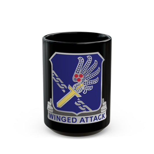 188th Infantry Regiment (U.S. Army) Black Coffee Mug-15oz-The Sticker Space