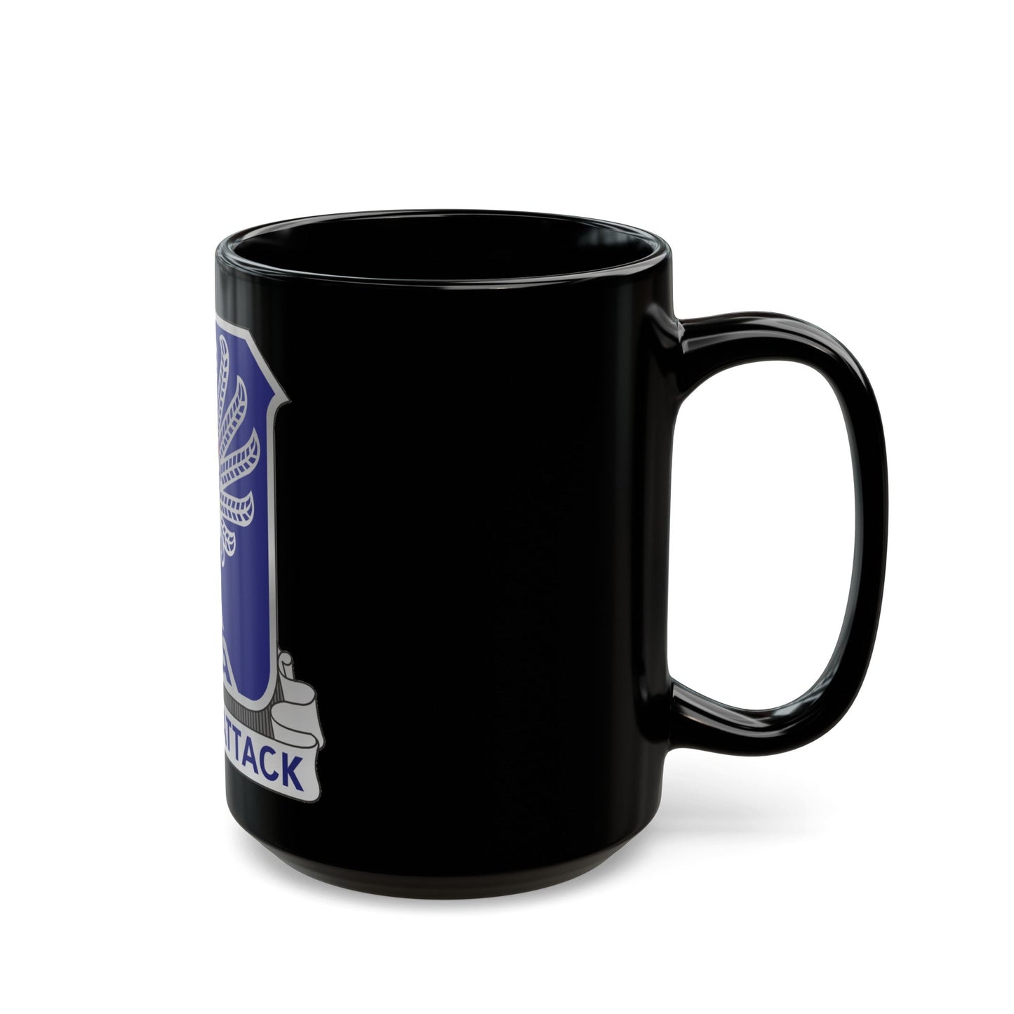 188th Infantry Regiment (U.S. Army) Black Coffee Mug-The Sticker Space