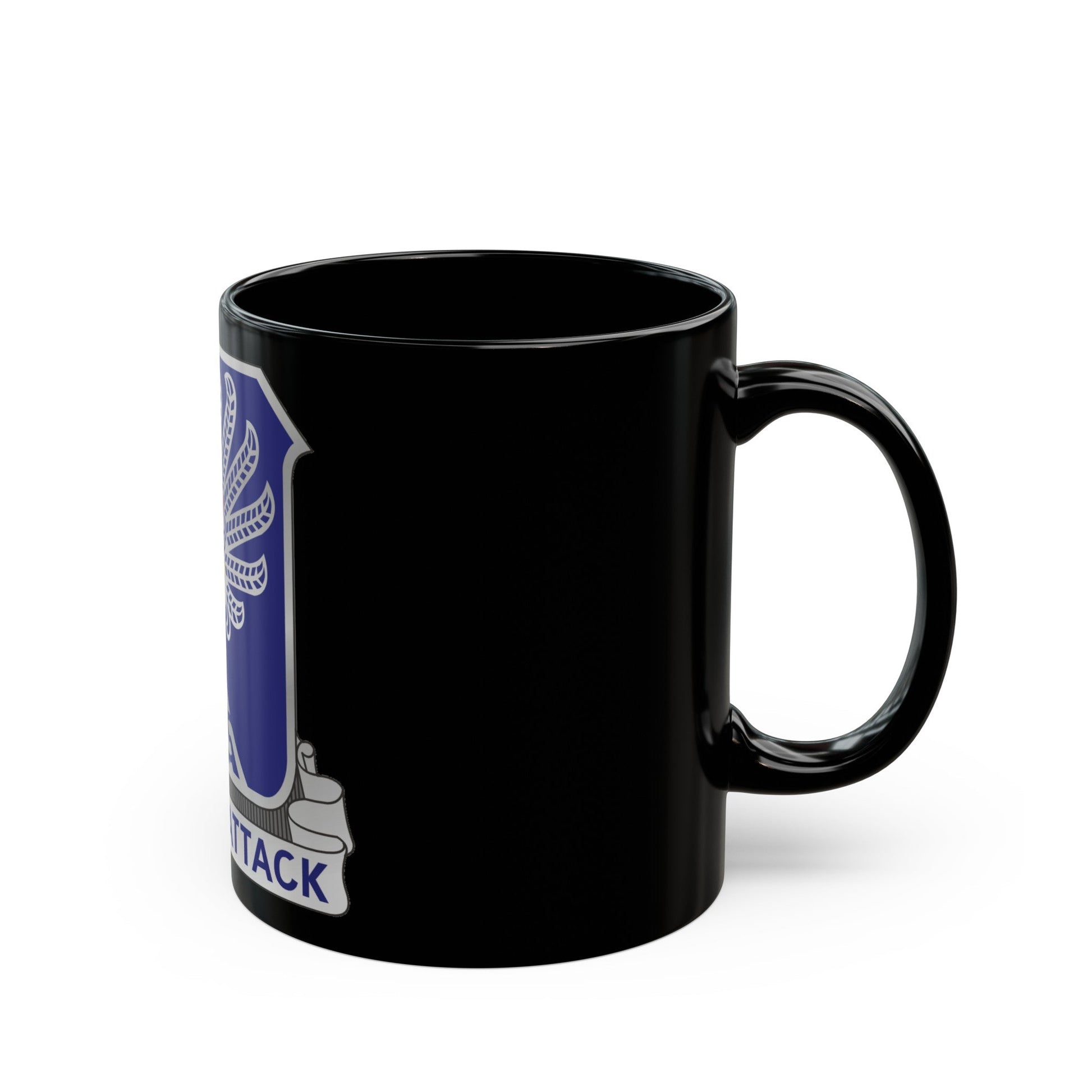 188th Infantry Regiment (U.S. Army) Black Coffee Mug-The Sticker Space