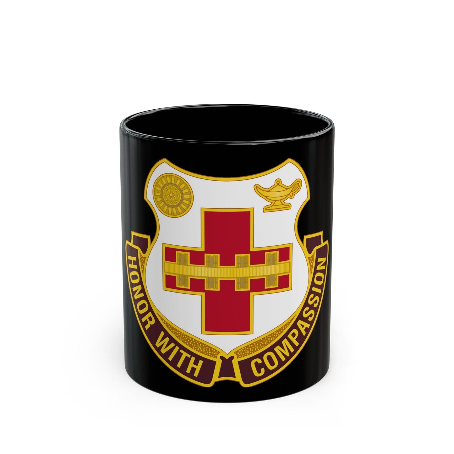 188th Medical Battalion (U.S. Army) Black Coffee Mug-11oz-The Sticker Space