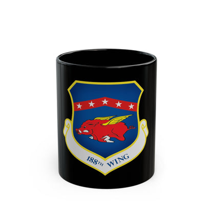 188th Wing (U.S. Air Force) Black Coffee Mug-11oz-The Sticker Space