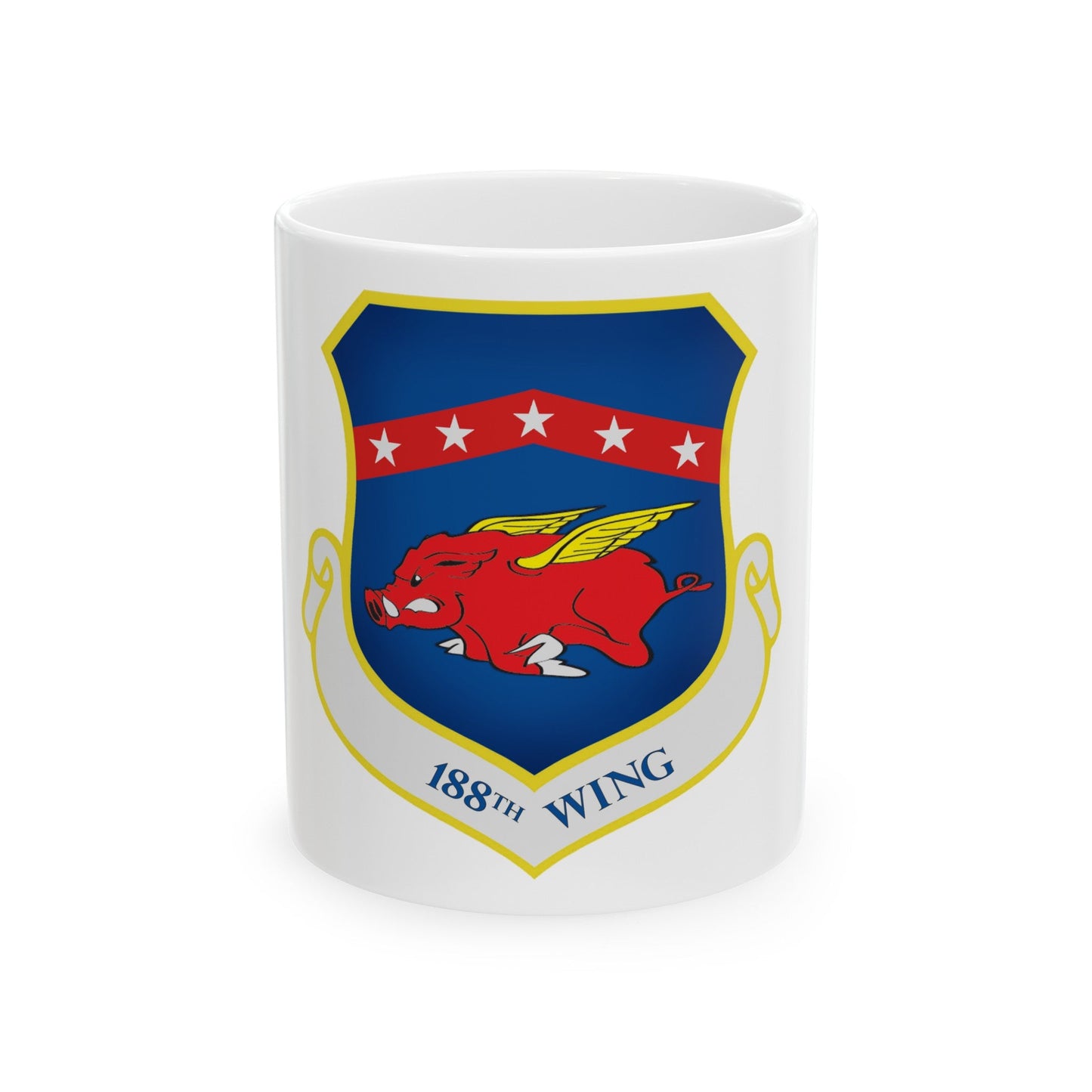 188th Wing (U.S. Air Force) White Coffee Mug-11oz-The Sticker Space