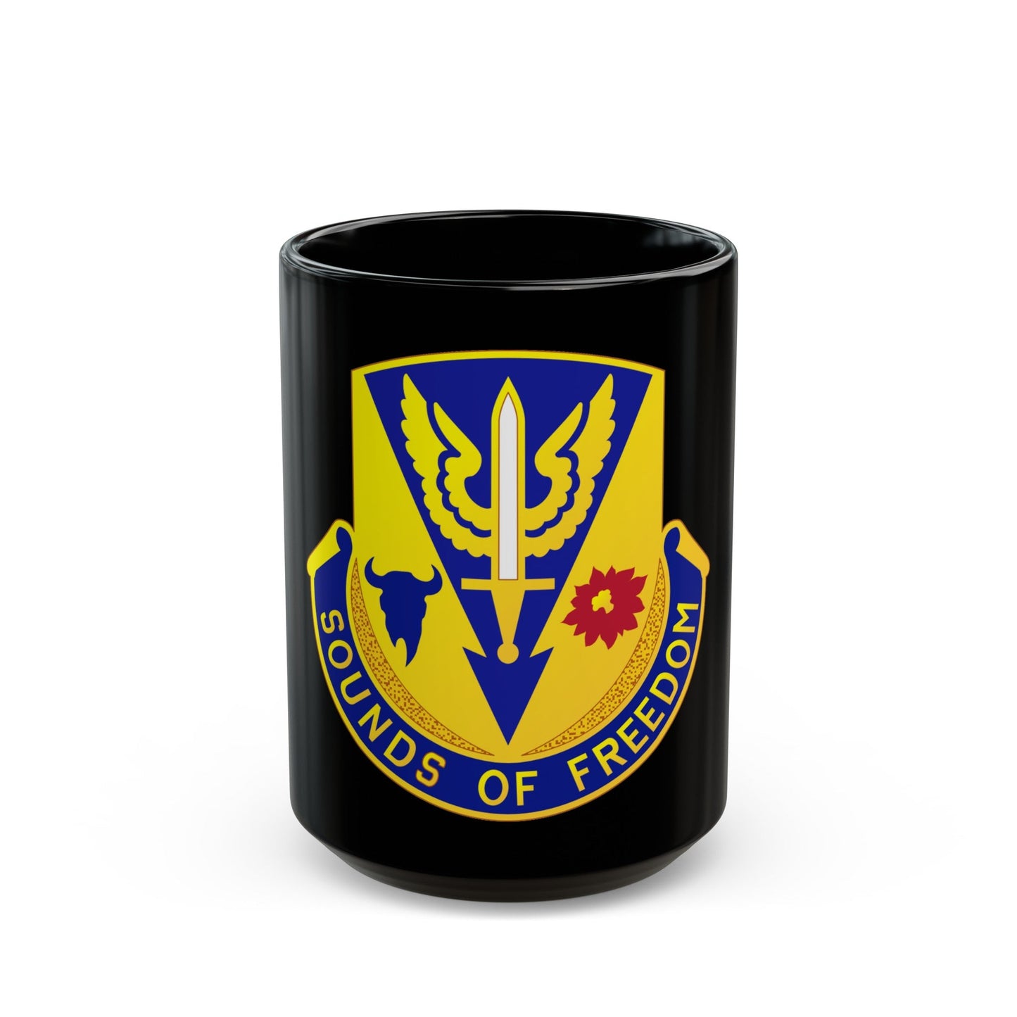 189 Aviation Regiment (U.S. Army) Black Coffee Mug-15oz-The Sticker Space