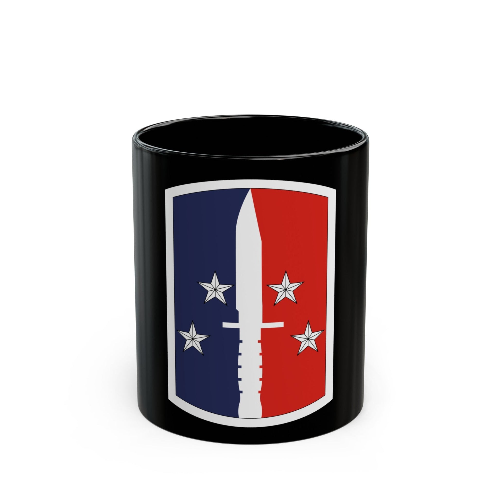 189th Infantry Brigade (U.S. Army) Black Coffee Mug-11oz-The Sticker Space