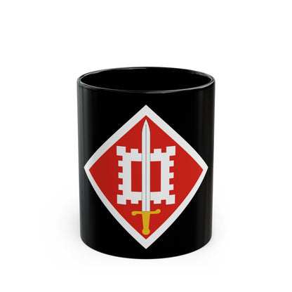 18th Engineer Brigade (U.S. Army) Black Coffee Mug-11oz-The Sticker Space