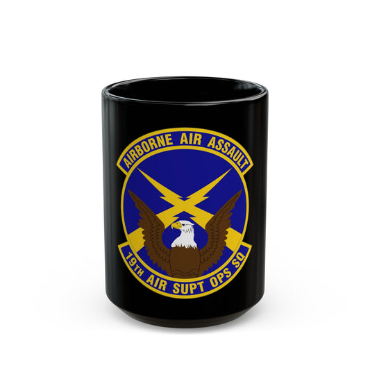 19 Air Support Operations Squadron ACC (U.S. Air Force) Black Coffee Mug