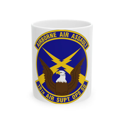 19 Air Support Operations Squadron ACC (U.S. Air Force) White Coffee Mug-11oz-The Sticker Space