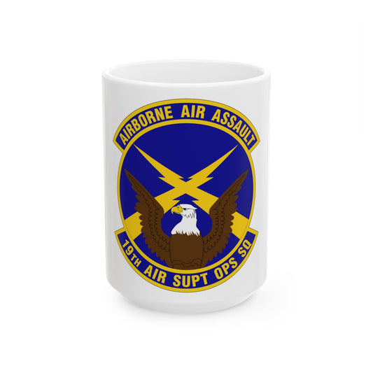 19 Air Support Operations Squadron ACC (U.S. Air Force) White Coffee Mug