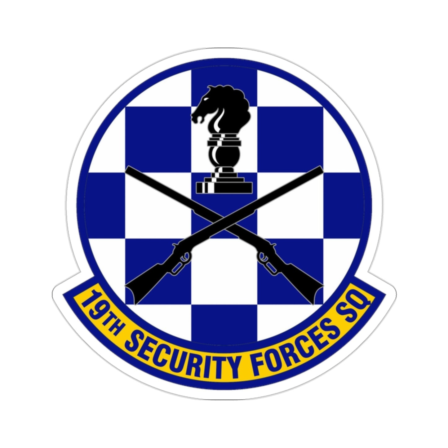19 Security Forces Squadron AMC (U.S. Air Force) STICKER Vinyl Die-Cut Decal-2 Inch-The Sticker Space
