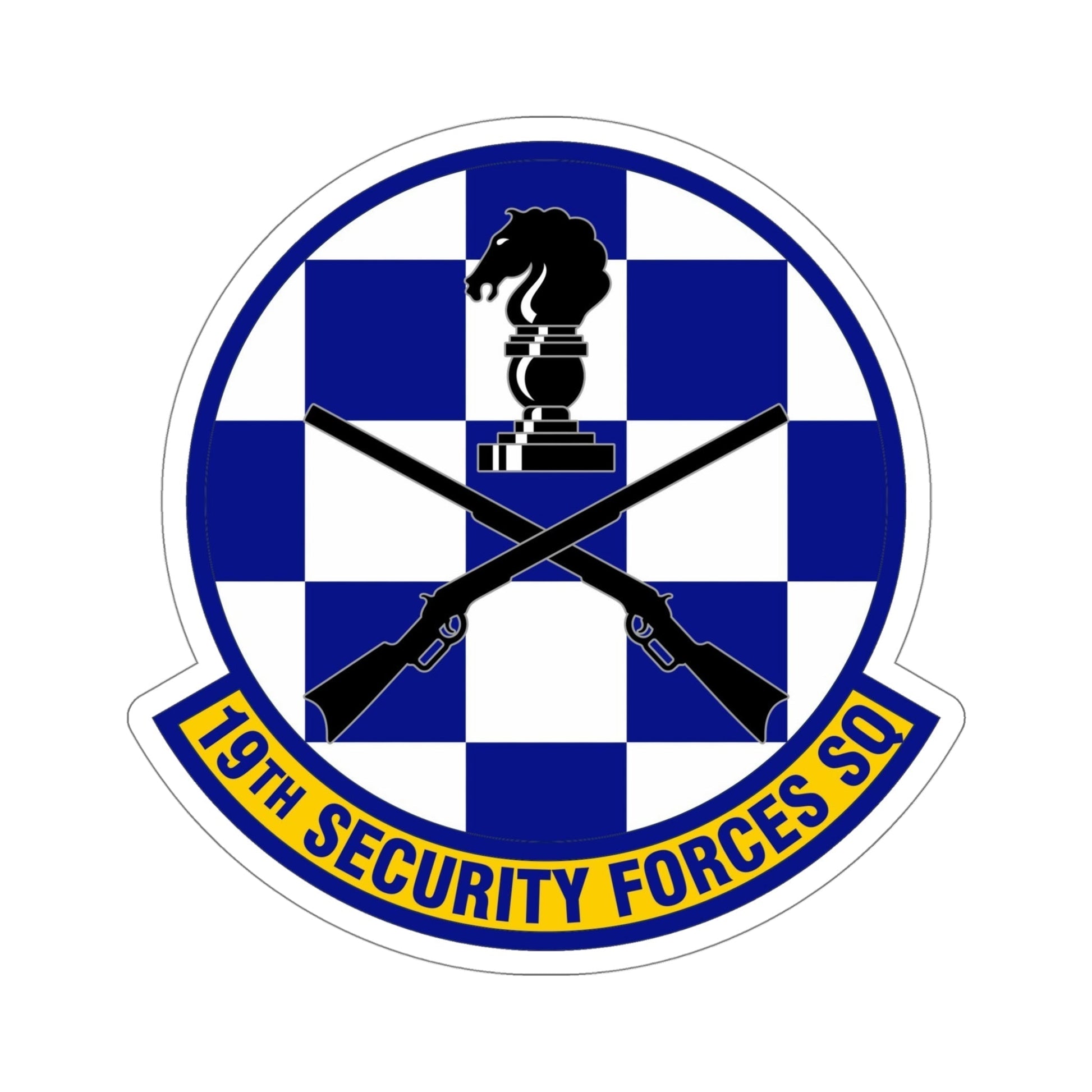 19 Security Forces Squadron AMC (U.S. Air Force) STICKER Vinyl Die-Cut Decal-5 Inch-The Sticker Space