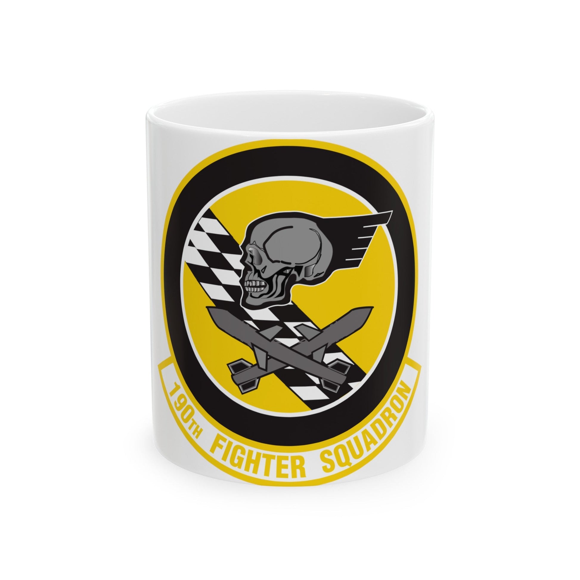 190 Fighter Squadron (U.S. Air Force) White Coffee Mug-11oz-The Sticker Space