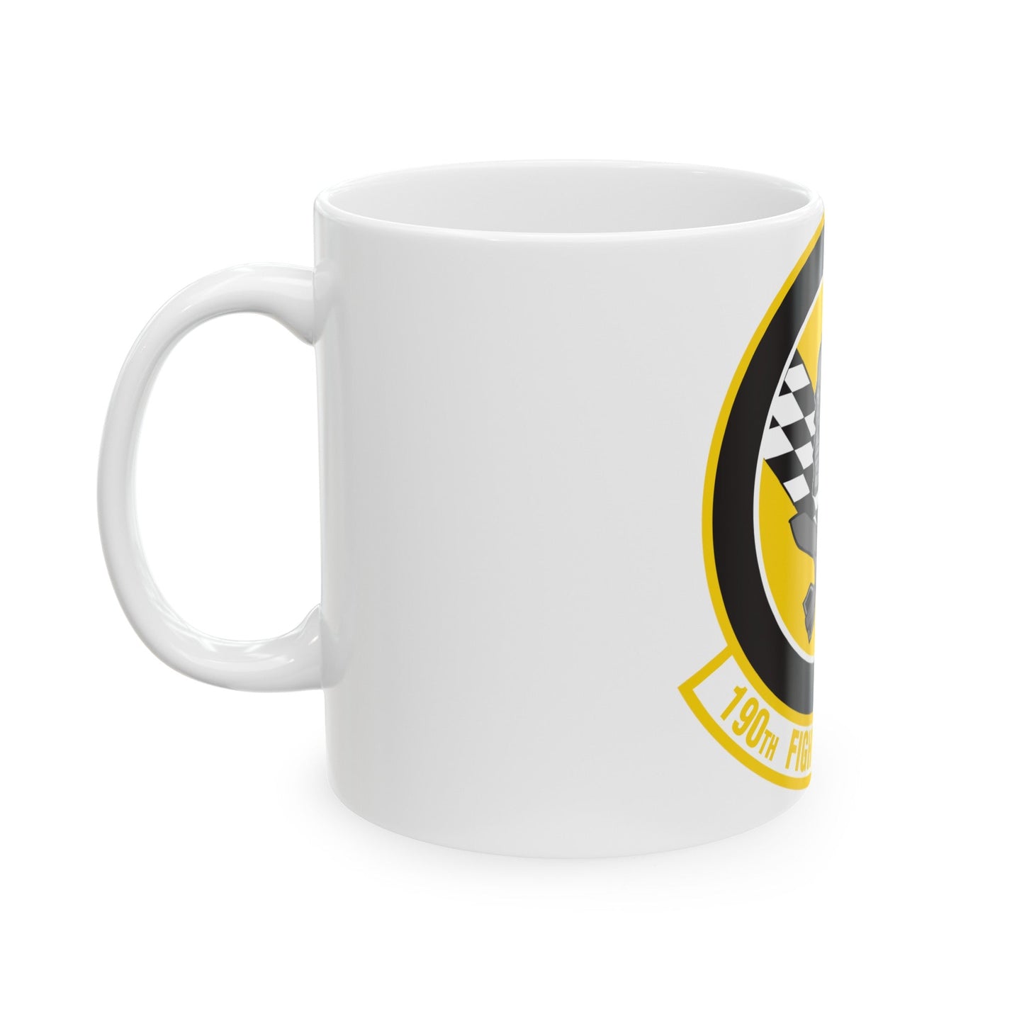 190 Fighter Squadron (U.S. Air Force) White Coffee Mug-The Sticker Space