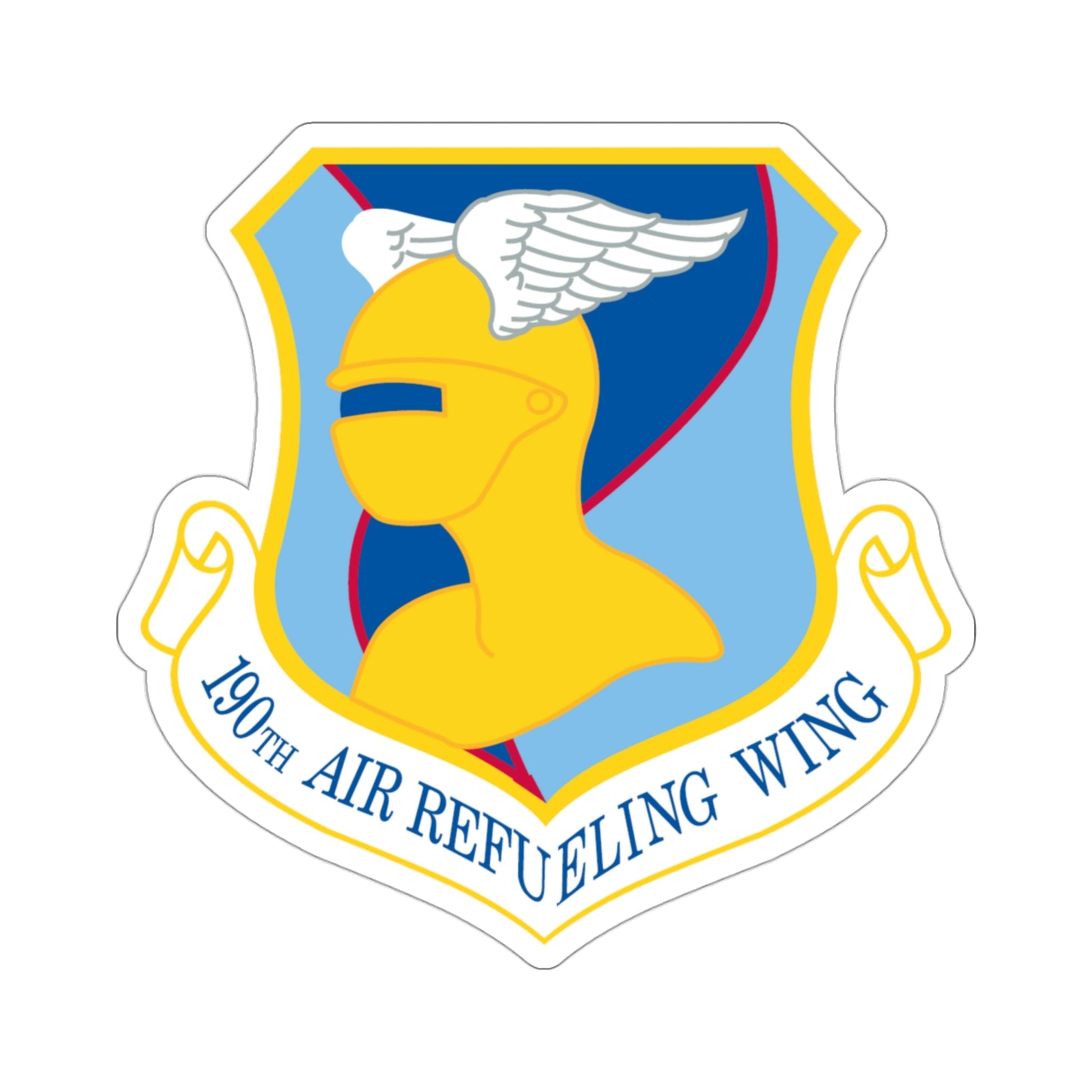 190th Air Refueling Wing (U.S. Air Force) STICKER Vinyl Die-Cut Decal-3 Inch-The Sticker Space