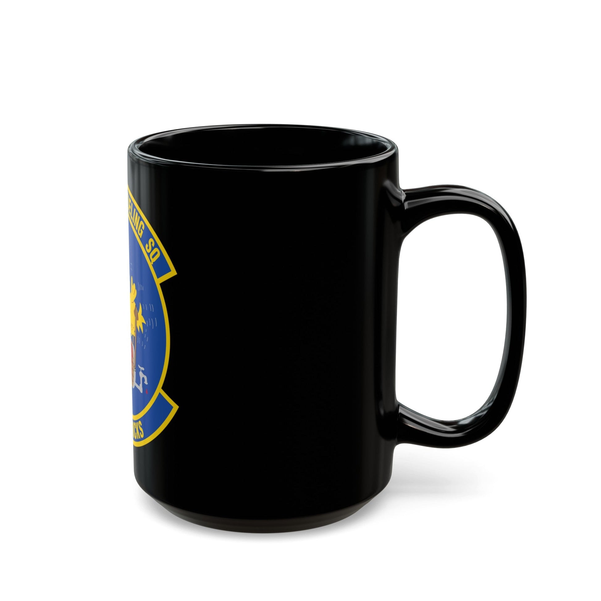 191 Air Refueling Squadron (U.S. Air Force) Black Coffee Mug-The Sticker Space