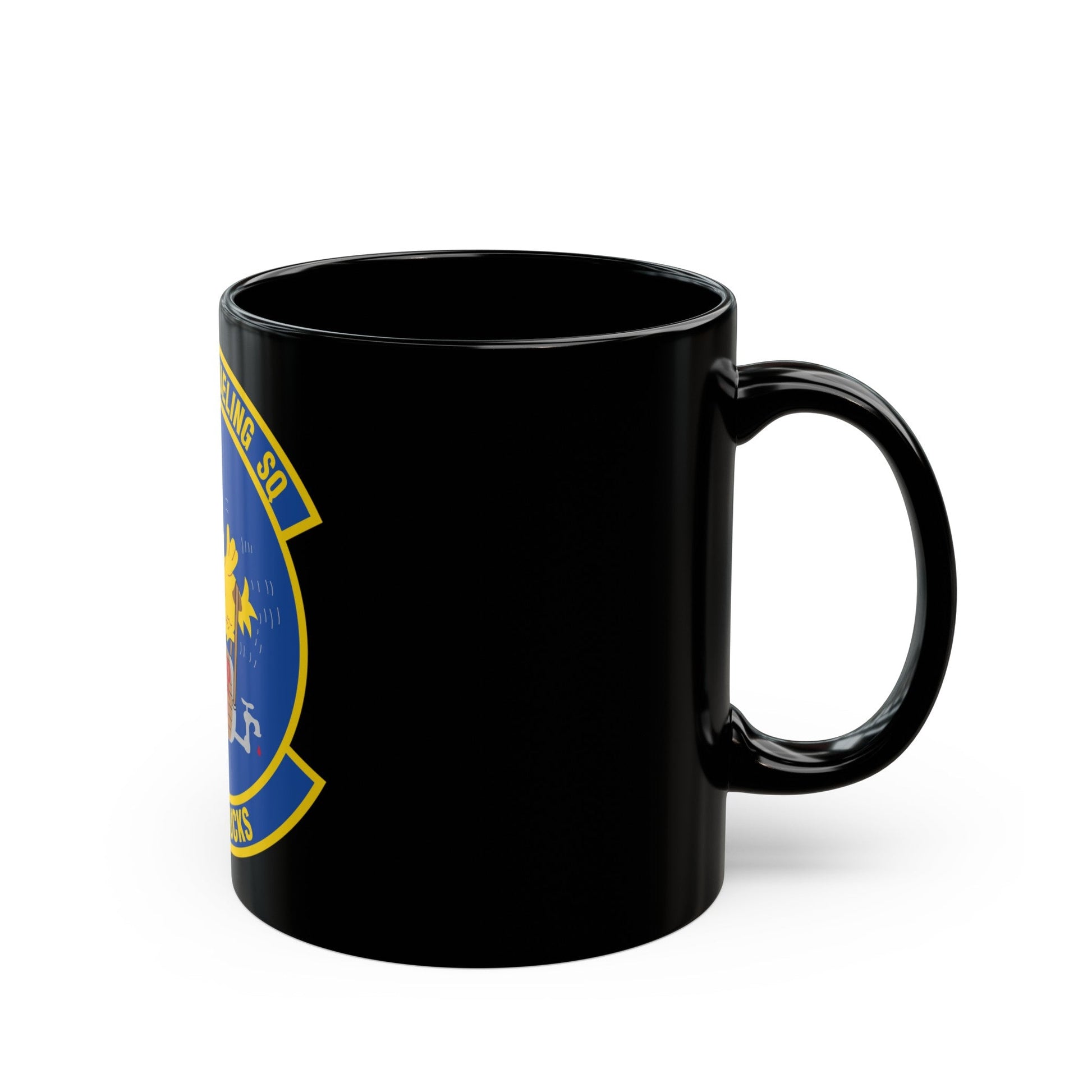 191 Air Refueling Squadron (U.S. Air Force) Black Coffee Mug-The Sticker Space