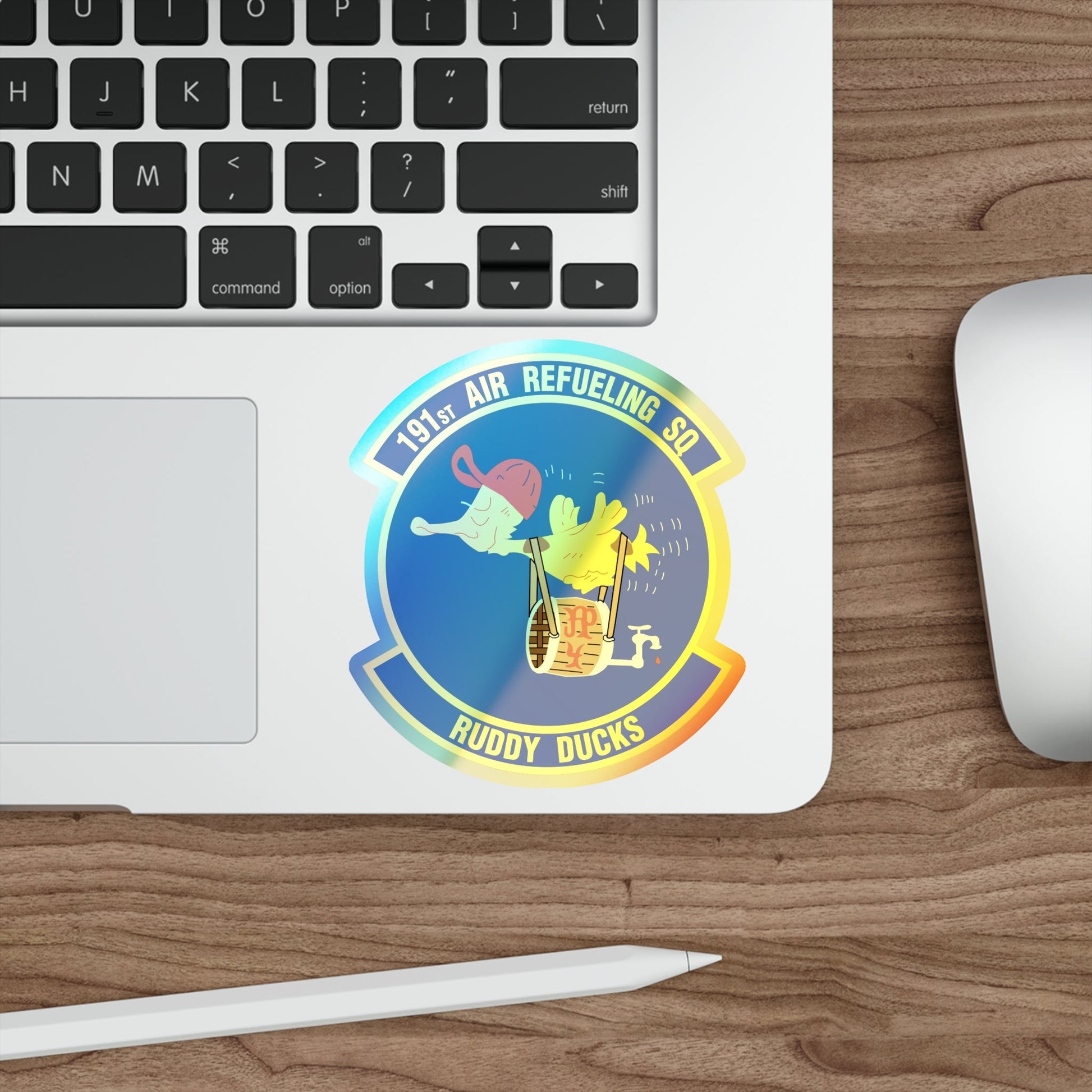 191 Air Refueling Squadron (U.S. Air Force) Holographic STICKER Die-Cut Vinyl Decal-The Sticker Space