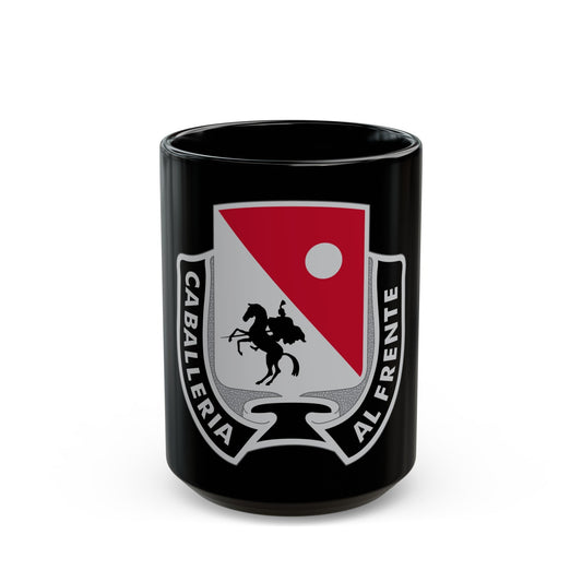 192 Cavalry Regiment (U.S. Army) Black Coffee Mug-15oz-The Sticker Space