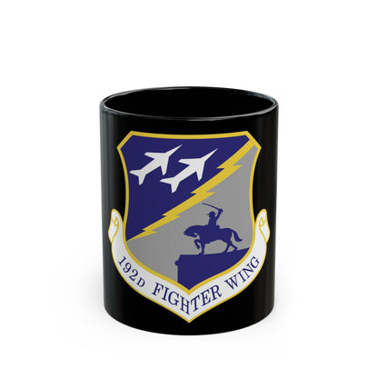192nd Wing (U.S. Air Force) Black Coffee Mug-11oz-The Sticker Space