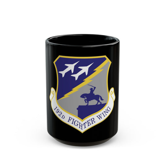 192nd Wing (U.S. Air Force) Black Coffee Mug