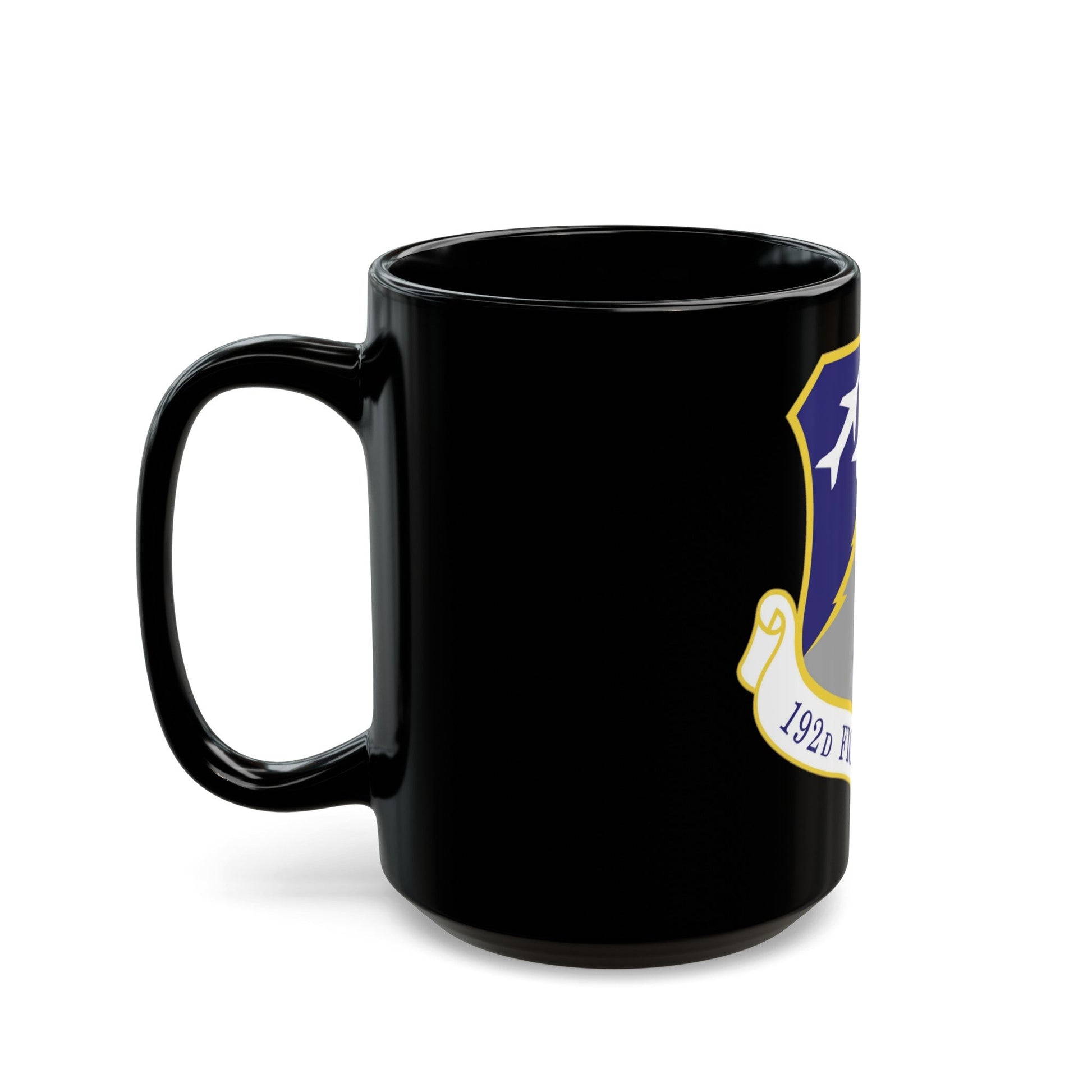 192nd Wing (U.S. Air Force) Black Coffee Mug-The Sticker Space