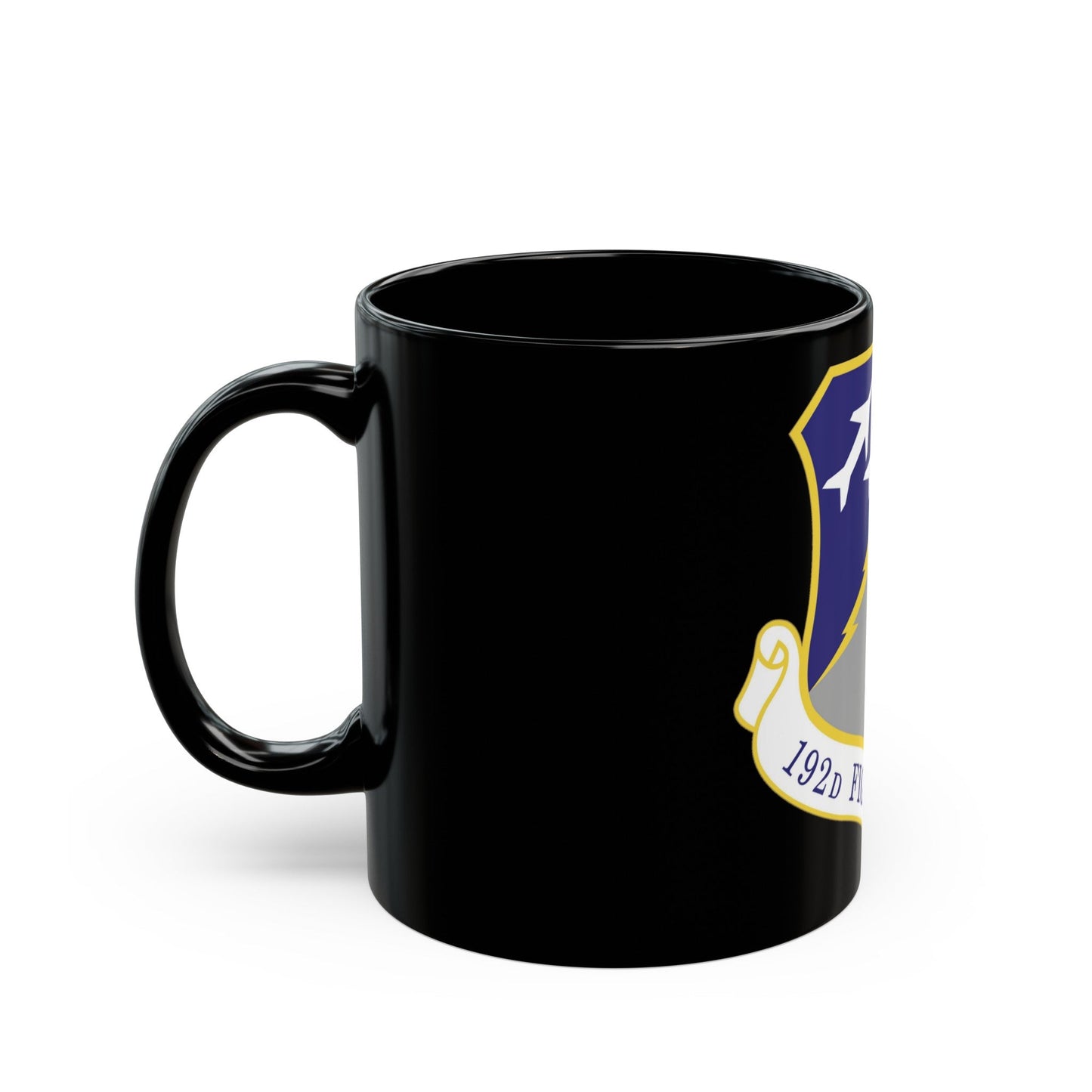 192nd Wing (U.S. Air Force) Black Coffee Mug-The Sticker Space