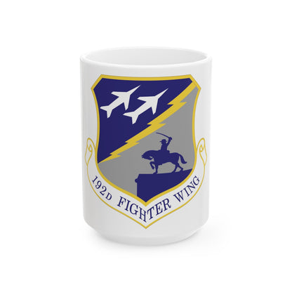 192nd Wing (U.S. Air Force) White Coffee Mug-15oz-The Sticker Space