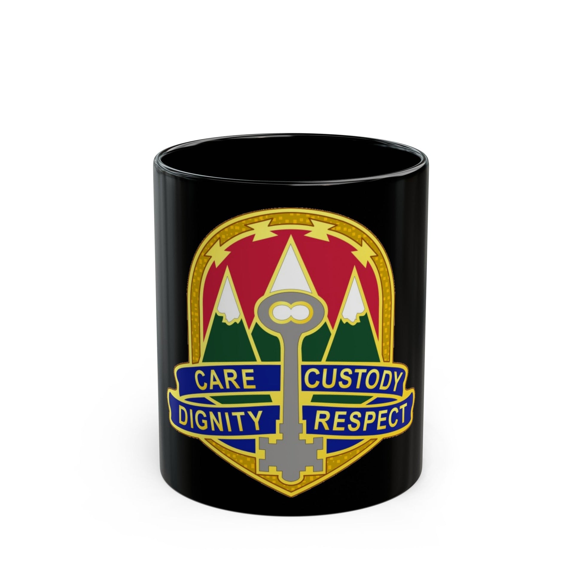 193 Military Police Battalion (U.S. Army) Black Coffee Mug-11oz-The Sticker Space