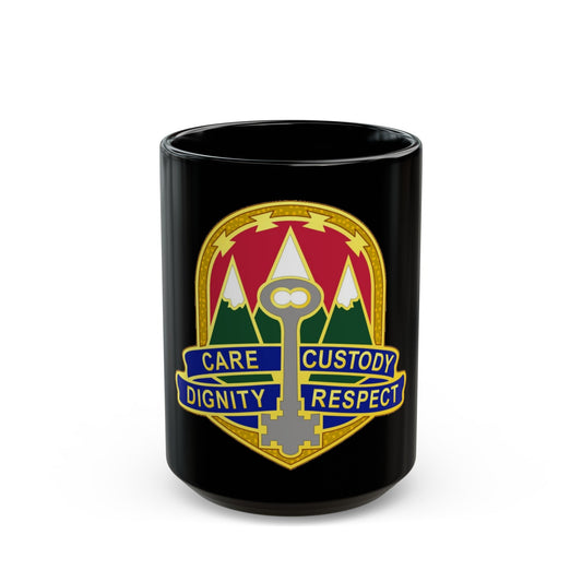 193 Military Police Battalion (U.S. Army) Black Coffee Mug-15oz-The Sticker Space