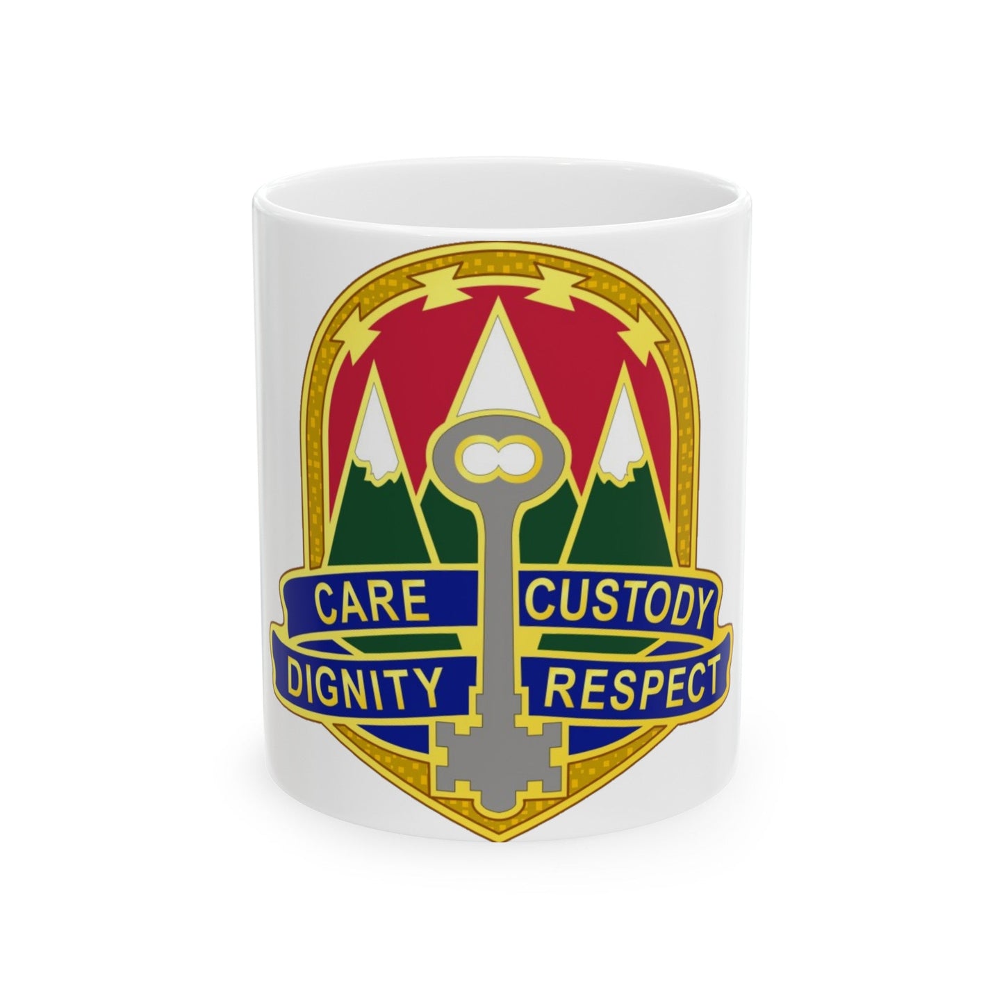 193 Military Police Battalion (U.S. Army) White Coffee Mug-11oz-The Sticker Space
