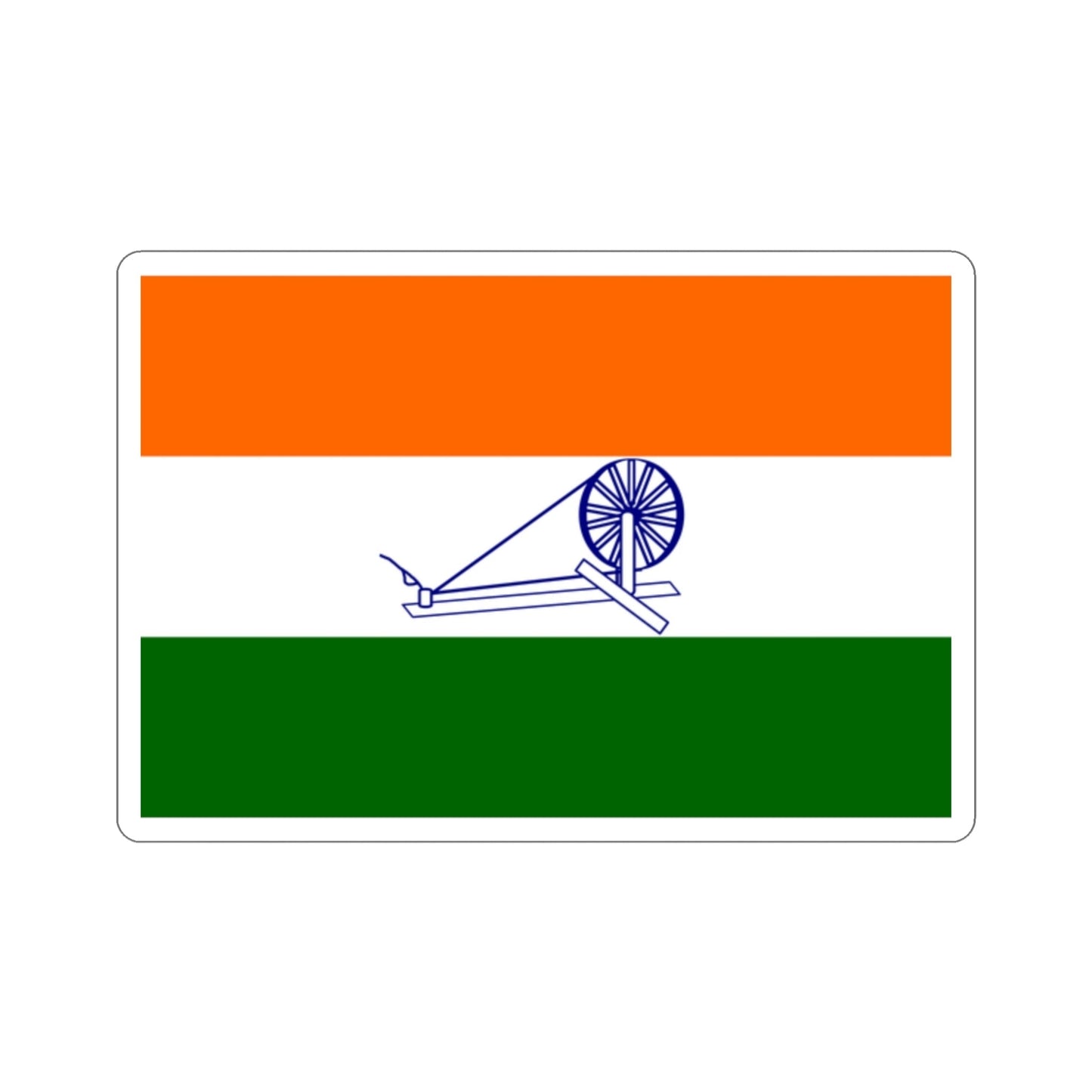 1931 India Flag (India) STICKER Vinyl Die-Cut Decal-2 Inch-The Sticker Space