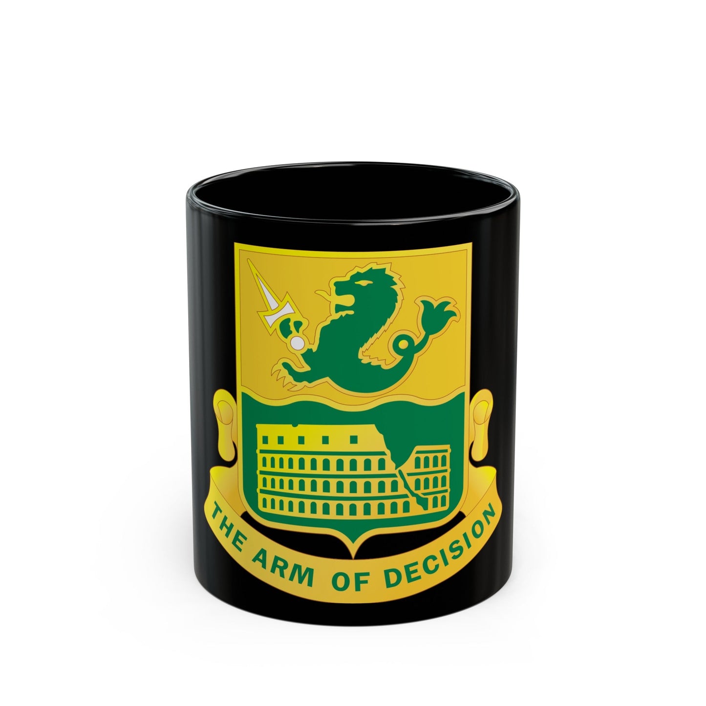 194 Armor Regiment (U.S. Army) Black Coffee Mug-11oz-The Sticker Space