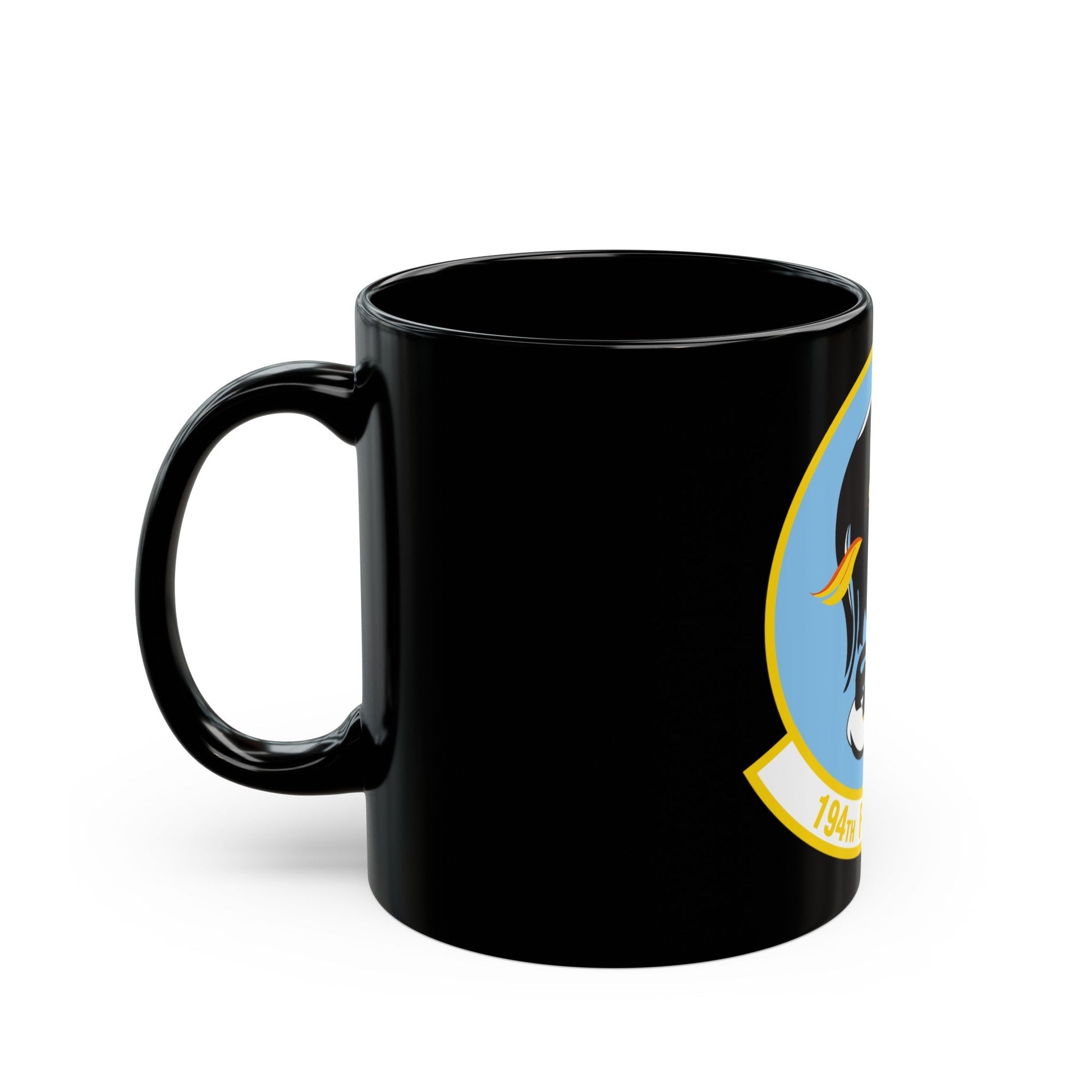 194 Fighter Squadron (U.S. Air Force) Black Coffee Mug-The Sticker Space
