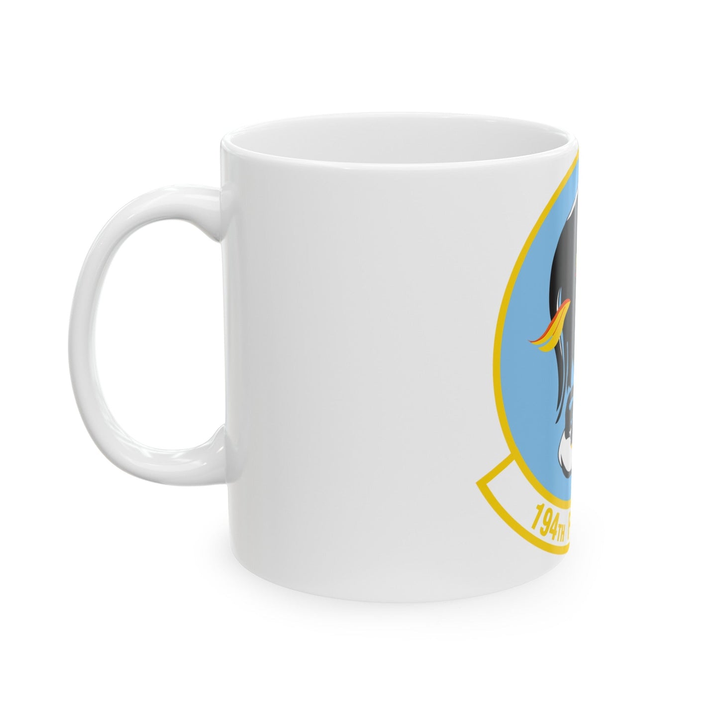 194 Fighter Squadron (U.S. Air Force) White Coffee Mug-The Sticker Space