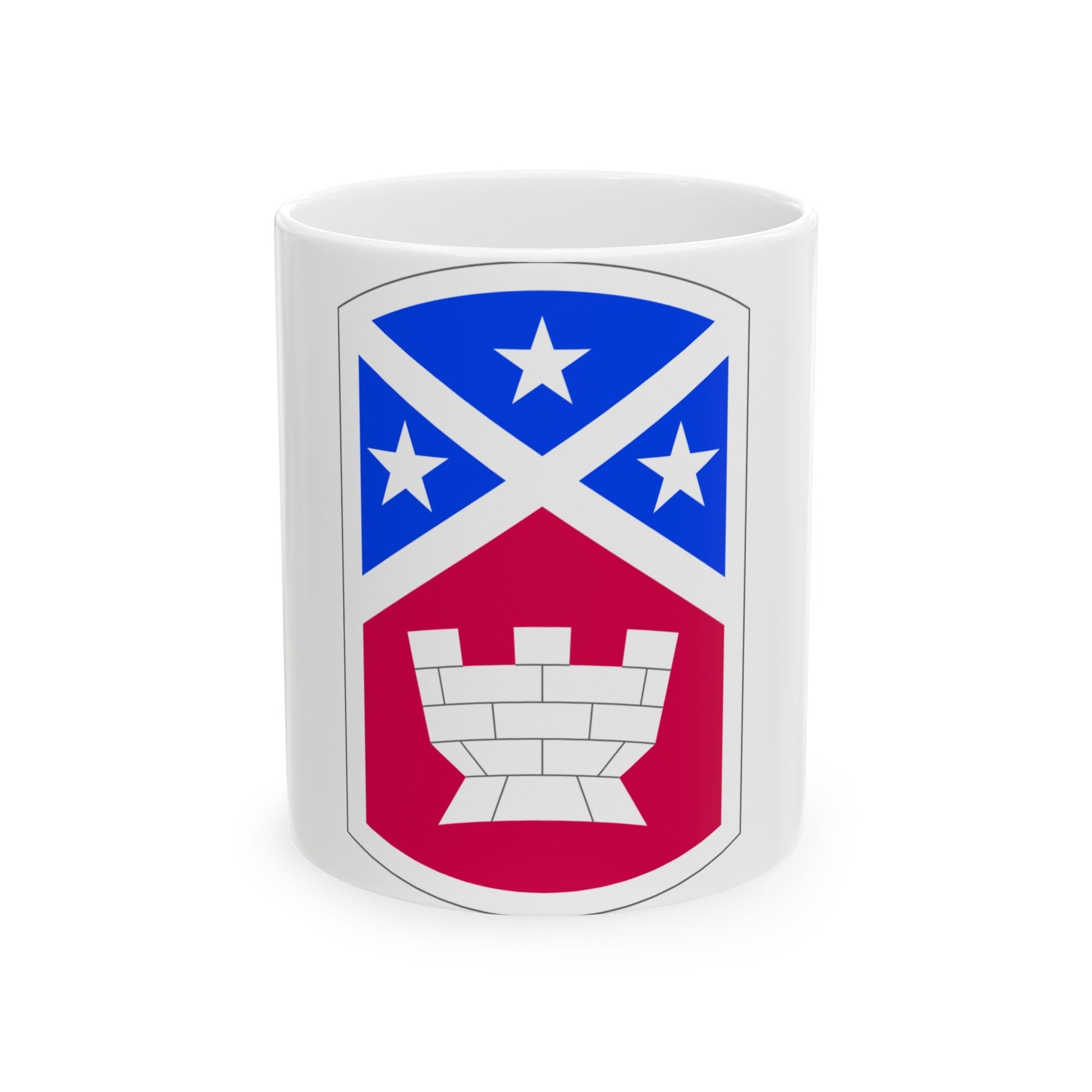 194th Engineer Brigade (U.S. Army) White Coffee Mug-11oz-The Sticker Space