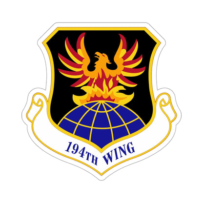 194th Wing (U.S. Air Force) STICKER Vinyl Die-Cut Decal-4 Inch-The Sticker Space