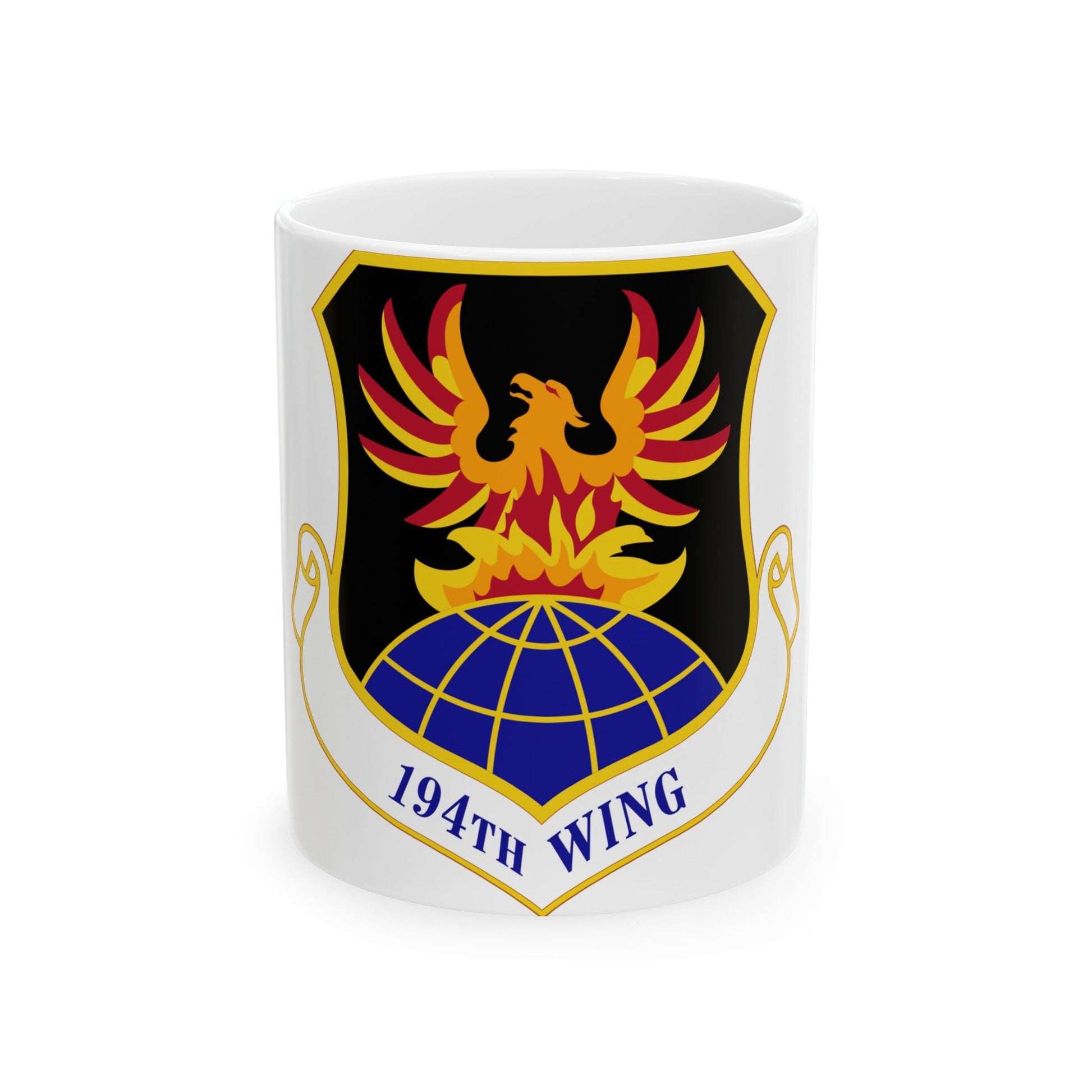 194th Wing (U.S. Air Force) White Coffee Mug-11oz-The Sticker Space